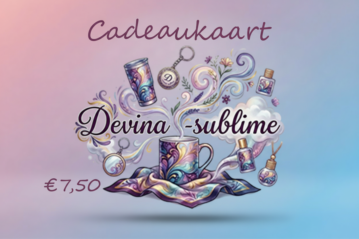 Devina-sublime cadeau kaart