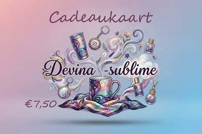 Devina-sublime cadeau kaart
