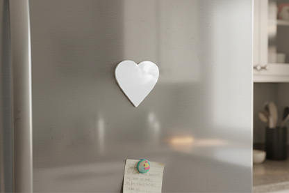 Hartvormige magneet met eigen foto of afbeelding